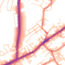Daytime road noise heatmap for M35 0DS