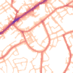 Daytime road noise heatmap for M35 0EA