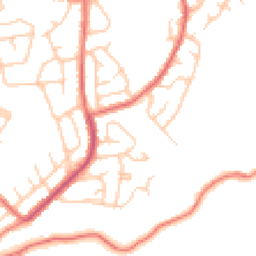 Daytime road noise heatmap for M35 0GG