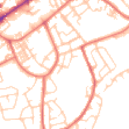 Daytime road noise heatmap for M35 0SN
