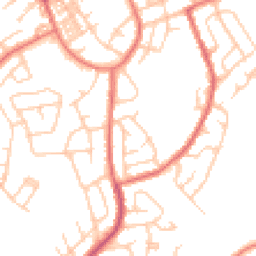 Daytime road noise heatmap for M35 0SU