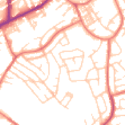 Daytime road noise heatmap for M35 0TN