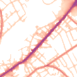Daytime road noise heatmap for M35 9AJ