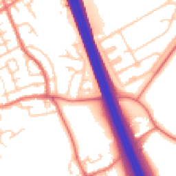 Daytime road noise heatmap for M35 9AR