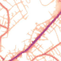 Daytime road noise heatmap for M35 9BU