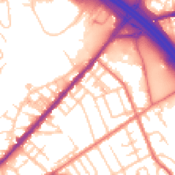 Daytime road noise heatmap for M35 9ED