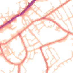 Daytime road noise heatmap for M35 9EU