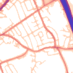 Daytime road noise heatmap for M35 9JF