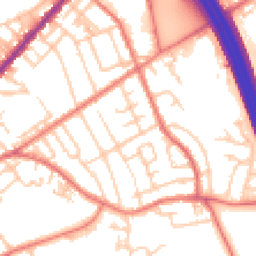 Daytime road noise heatmap for M35 9LH