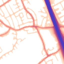 Daytime road noise heatmap for M35 9NE