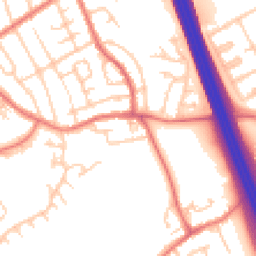Daytime road noise heatmap for M35 9WE