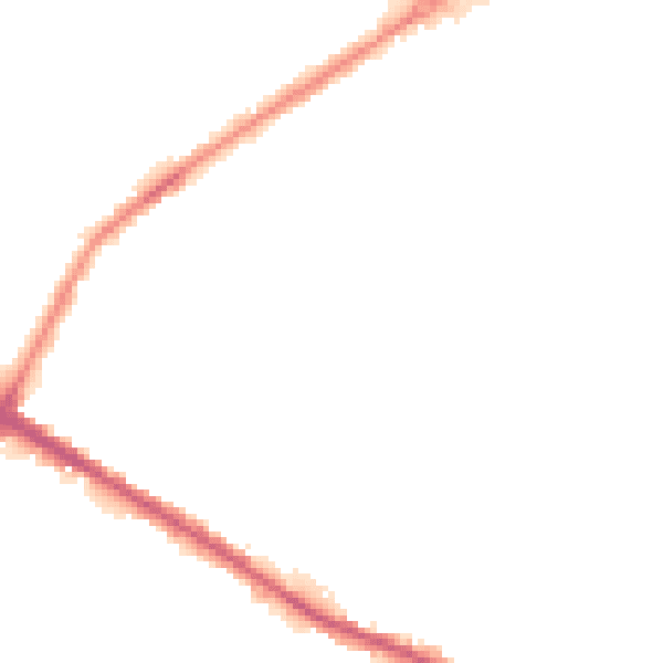 Night-time road noise heatmap for M38 9GT