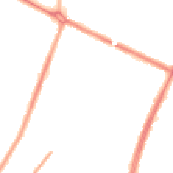 Night-time road noise heatmap for M40 0EY
