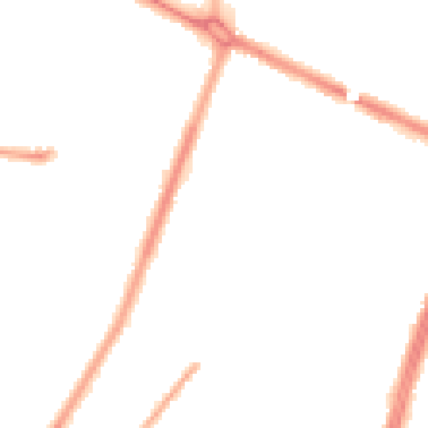 Night-time road noise heatmap for M40 0HY