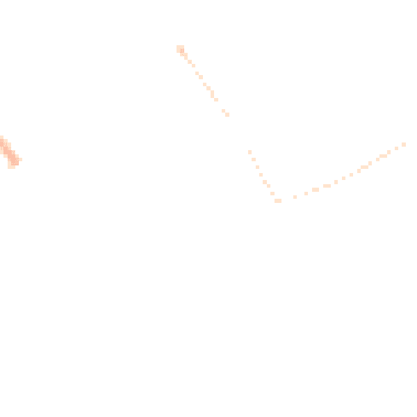 Night-time road noise heatmap for M40 2QU