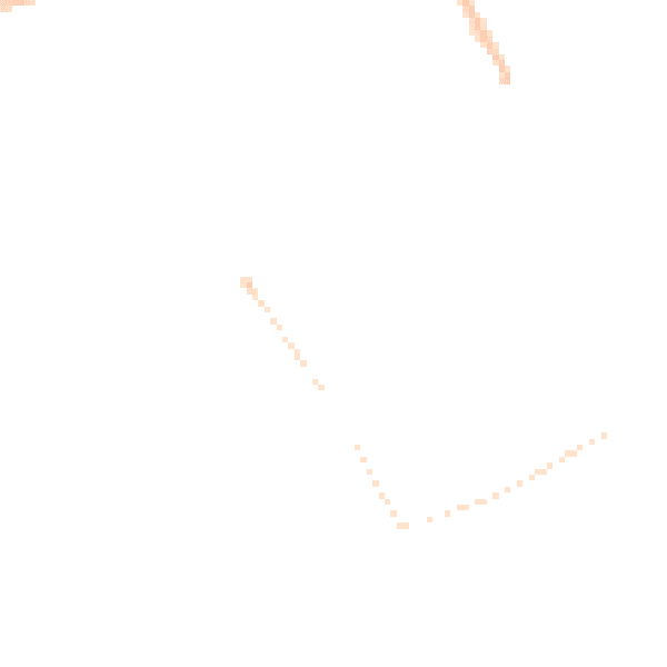 Night-time road noise heatmap for M40 2RB