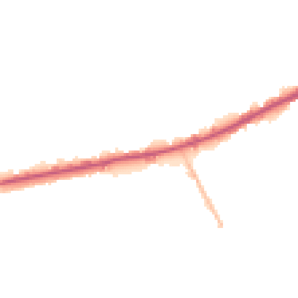 Night-time road noise heatmap for M40 3AX