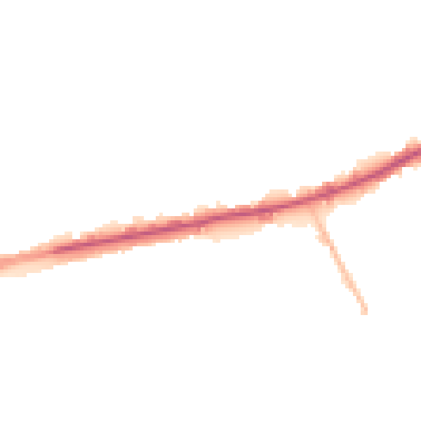 Night-time road noise heatmap for M40 3AY