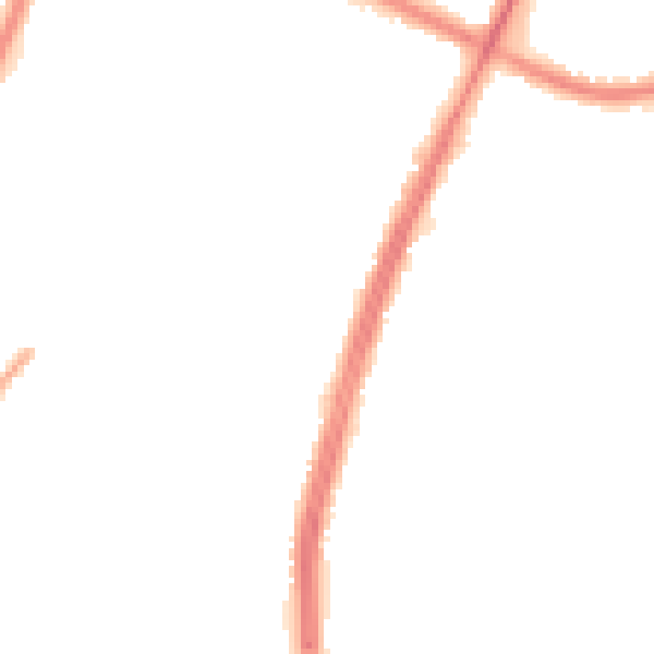 Night-time road noise heatmap for M40 3LZ