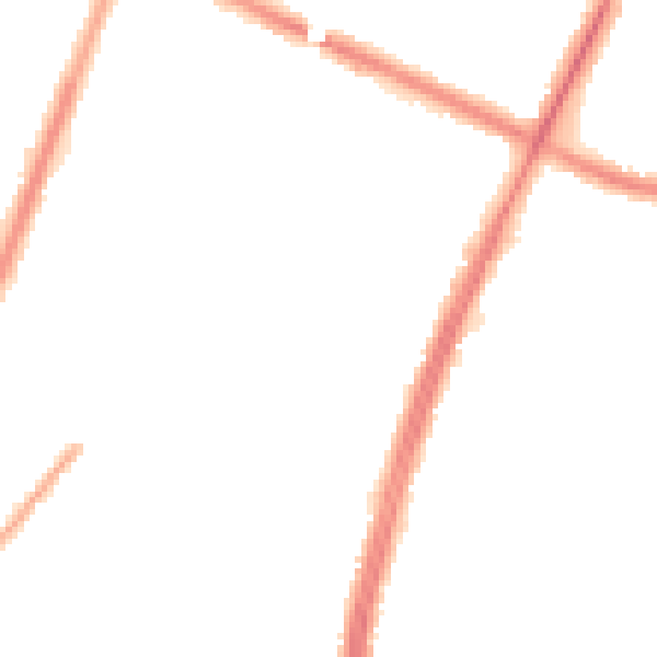 Night-time road noise heatmap for M40 3NB