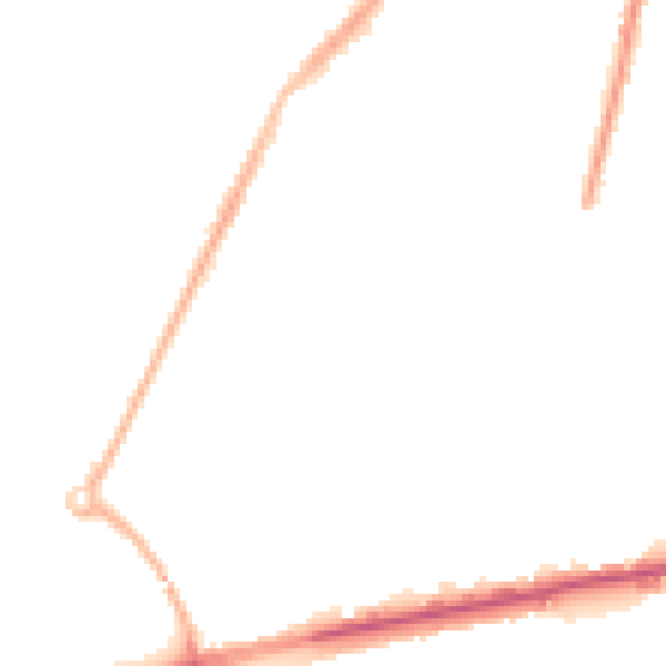 Night-time road noise heatmap for M40 5NQ