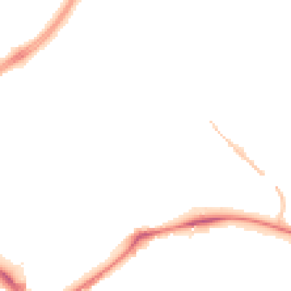 Night-time road noise heatmap for M40 7FB