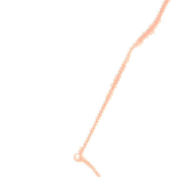 Night-time road noise heatmap for M40 9BT
