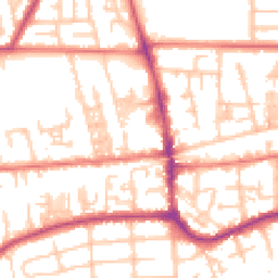 Daytime road noise heatmap for M41 0AB