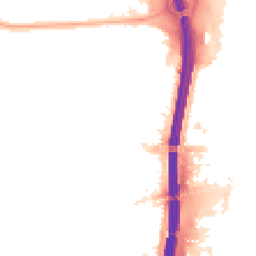 Night-time road noise heatmap for M41 0GF