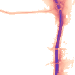 Night-time road noise heatmap for M41 0GL