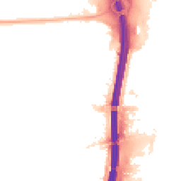 Night-time road noise heatmap for M41 0GN