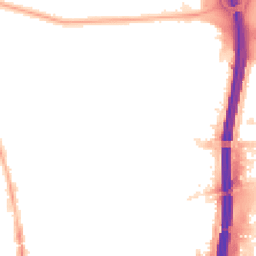 Night-time road noise heatmap for M41 0GP