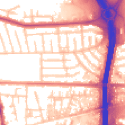 Daytime road noise heatmap for M41 0GS