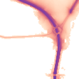 Night-time road noise heatmap for M41 0PU