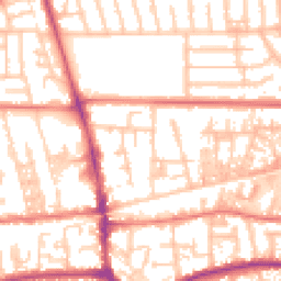 Daytime road noise heatmap for M41 0QD