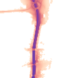 Night-time road noise heatmap for M41 0QH
