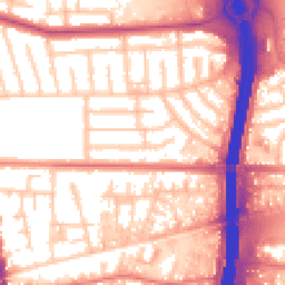 Daytime road noise heatmap for M41 0QP