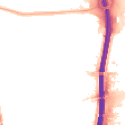 Night-time road noise heatmap for M41 0QP