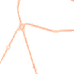 Night-time road noise heatmap for M41 0RB