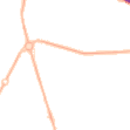 Night-time road noise heatmap for M41 0RE