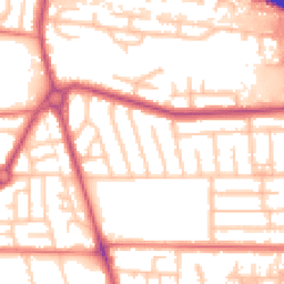 Daytime road noise heatmap for M41 0RF
