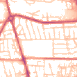 Daytime road noise heatmap for M41 0RH