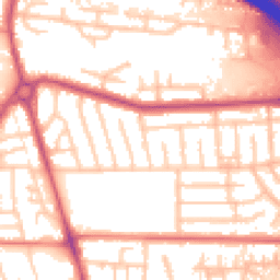 Daytime road noise heatmap for M41 0RL