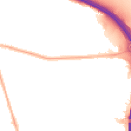 Night-time road noise heatmap for M41 0RN