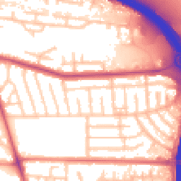 Daytime road noise heatmap for M41 0RR