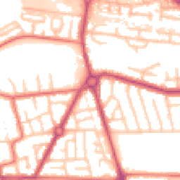 Daytime road noise heatmap for M41 0ST