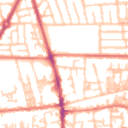 Daytime road noise heatmap for M41 0UF