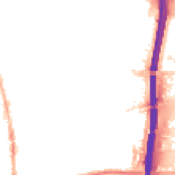 Night-time road noise heatmap for M41 0XY