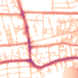 Daytime road noise heatmap for M41 0YQ