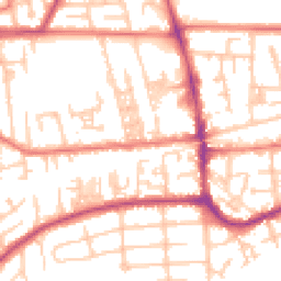 Daytime road noise heatmap for M41 5AB